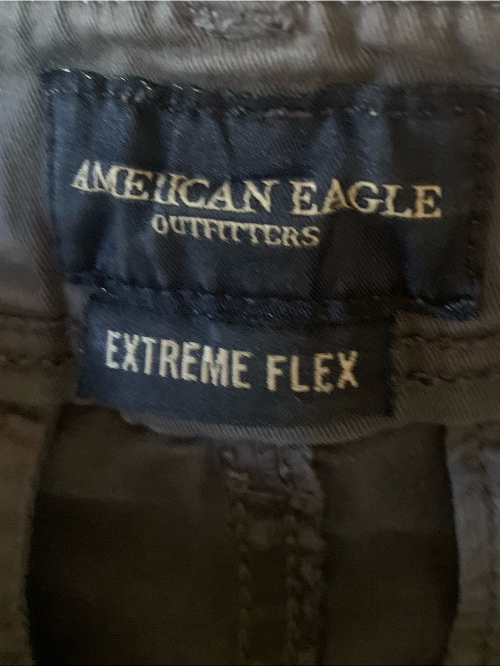 American Eagle Outfitters Men's Dark Gray Pants - Picture 3 of 3